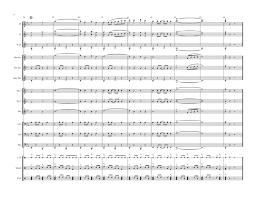 Ring Of Fire Marching Band scores gallery preview page 6