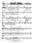 Night Song (Low Voice)