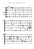 Benedetto Re Canzone a 4