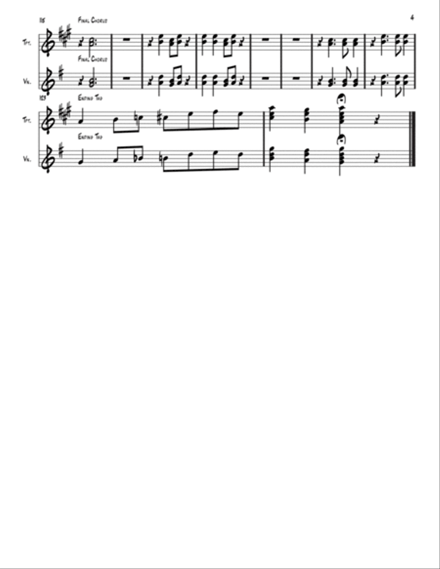 Chicken Fried Trumpet scores gallery preview page 4