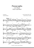 Passacaglia - Easy Flute Lead Sheet in F#m Minor (Johan Halvorsen's Version)