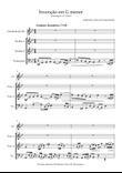 Invention in G minor for quartet