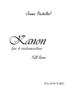 kanon by J. Pachelbel (for 4 violoncello)