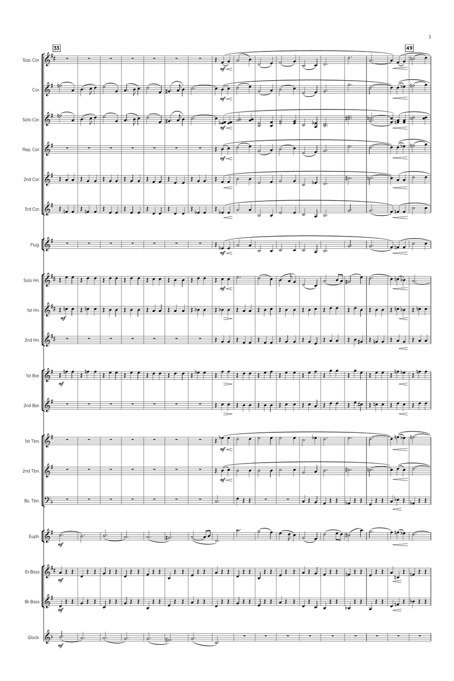 The Westminster Waltz by Robert Farnon Brass Band - Digital Sheet Music page 3