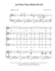 Let Your Face Shine On Us (SATB) mini preview