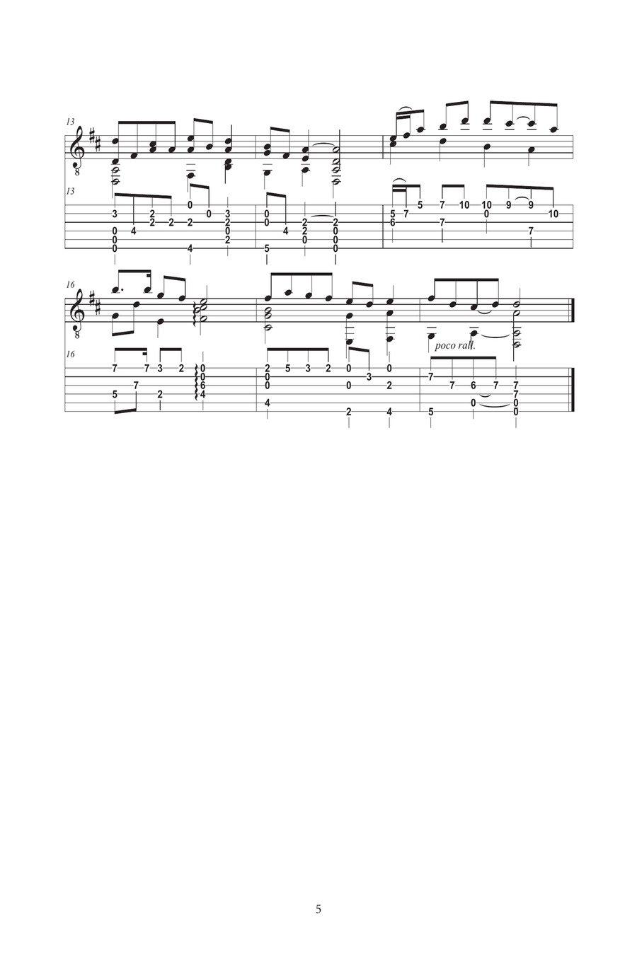 Fingerstyle Guitar Tunes - Early Music Gems Acoustic Guitar scores gallery preview page 6