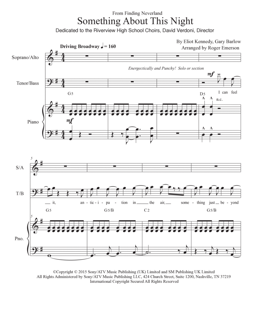 Something About This Night 4-Part scores gallery preview page 1