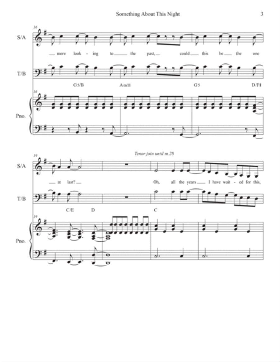 Something About This Night 4-Part scores gallery preview page 3
