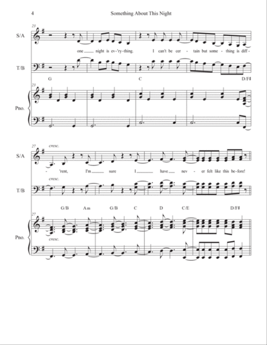 Something About This Night 4-Part scores gallery preview page 4
