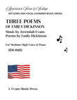 Three Poems of Emily Dickinson
