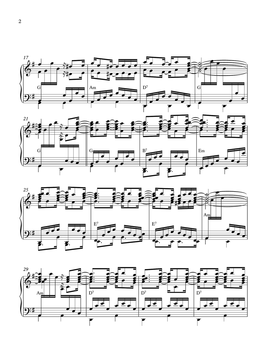 AS TRISTEZAS NAO Piano Solo scores gallery preview page 2