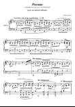 Maurice Ravel - Pavane pour une infante défunte, M.19 - For Piano Solo Original