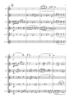 Nightscape. Original Tango for Flute Choir. Flute Choir scores gallery preview page 6