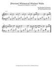Whimsical Witches' Waltz: A Composition for Small or Beginner Harp