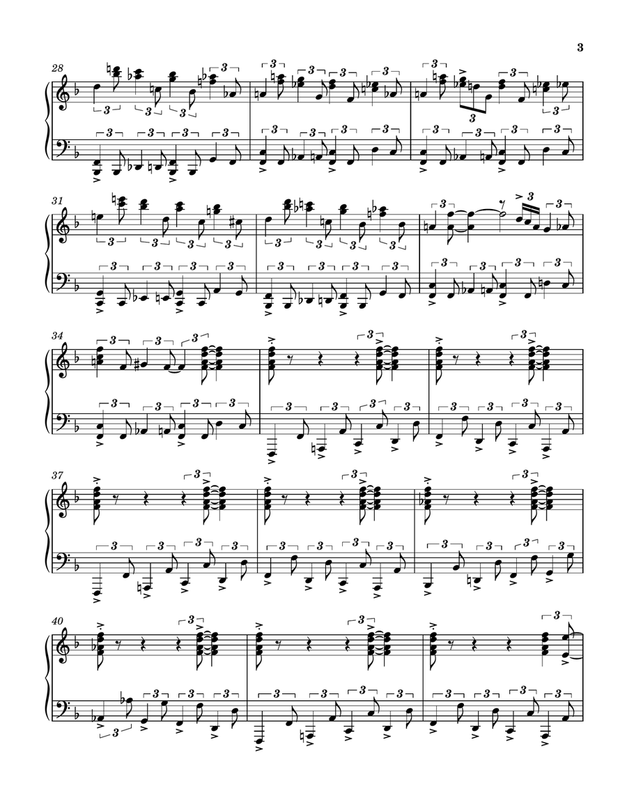 Pinetop's Boogie Woogie Piano Solo scores gallery preview page 3