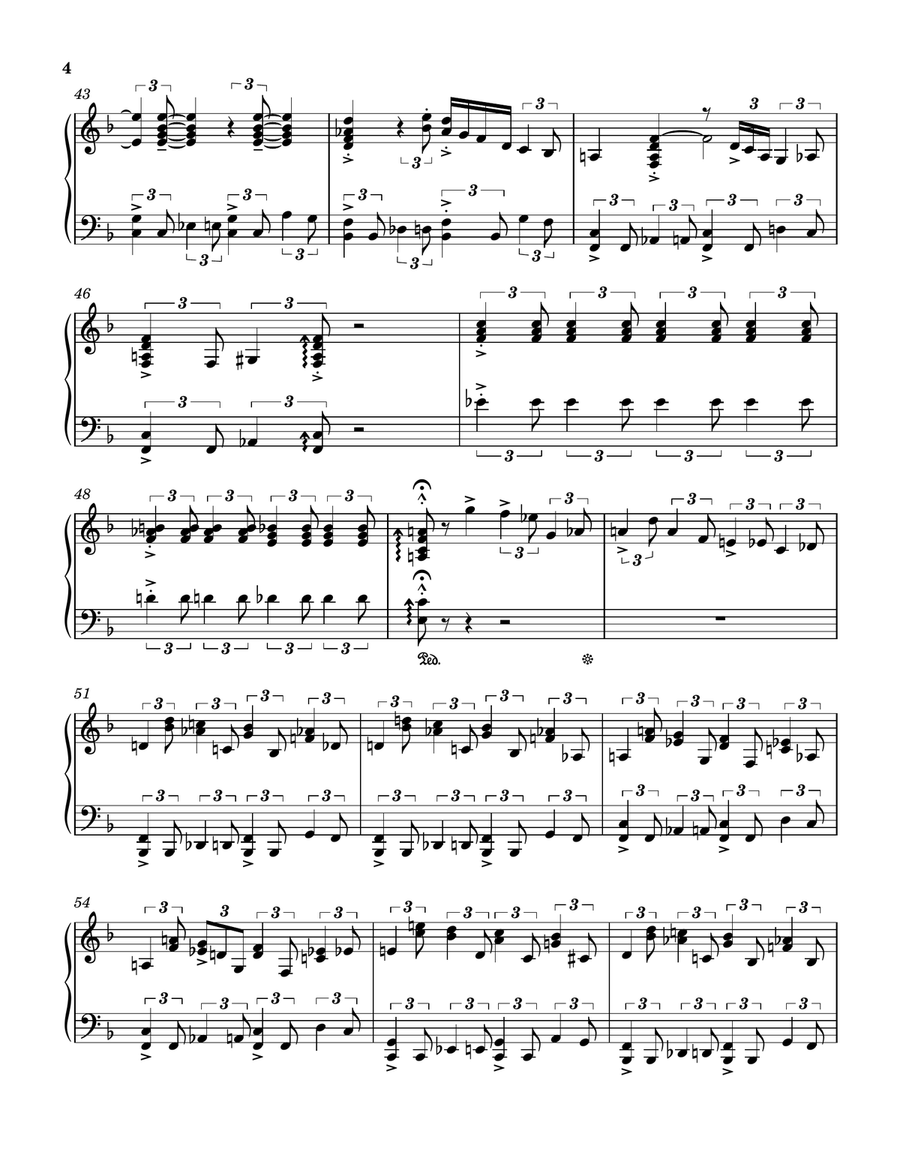 Pinetop's Boogie Woogie Piano Solo scores gallery preview page 4