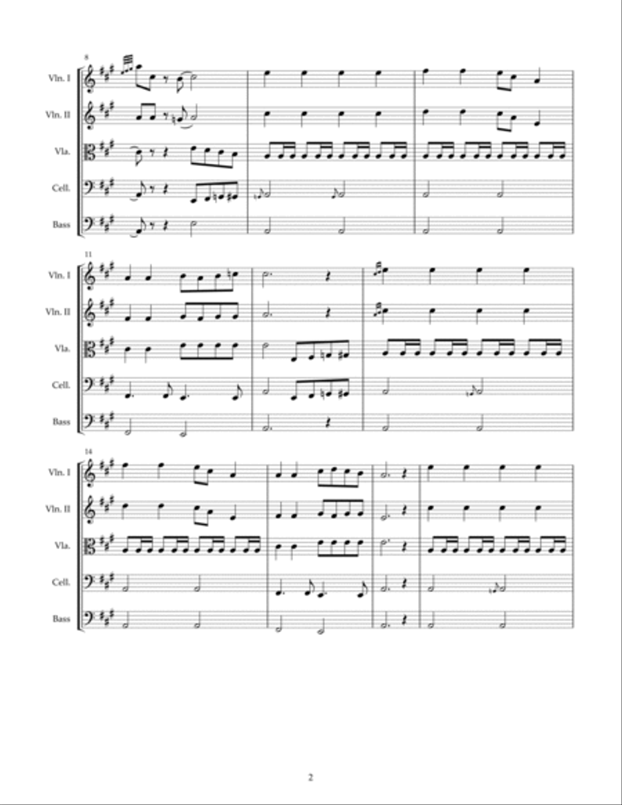 Rocky Top String Quintet scores gallery preview page 2