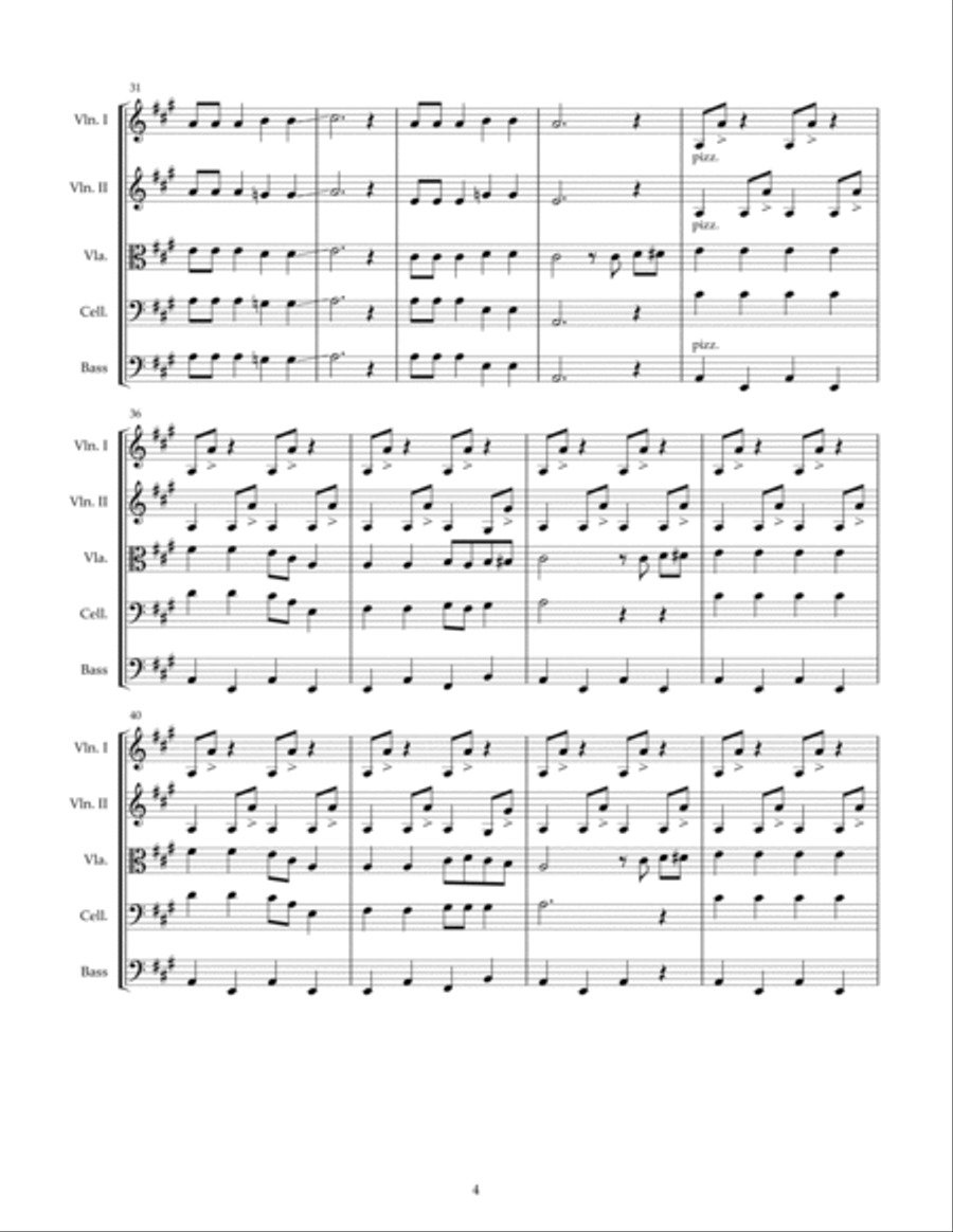 Rocky Top String Quintet scores gallery preview page 4