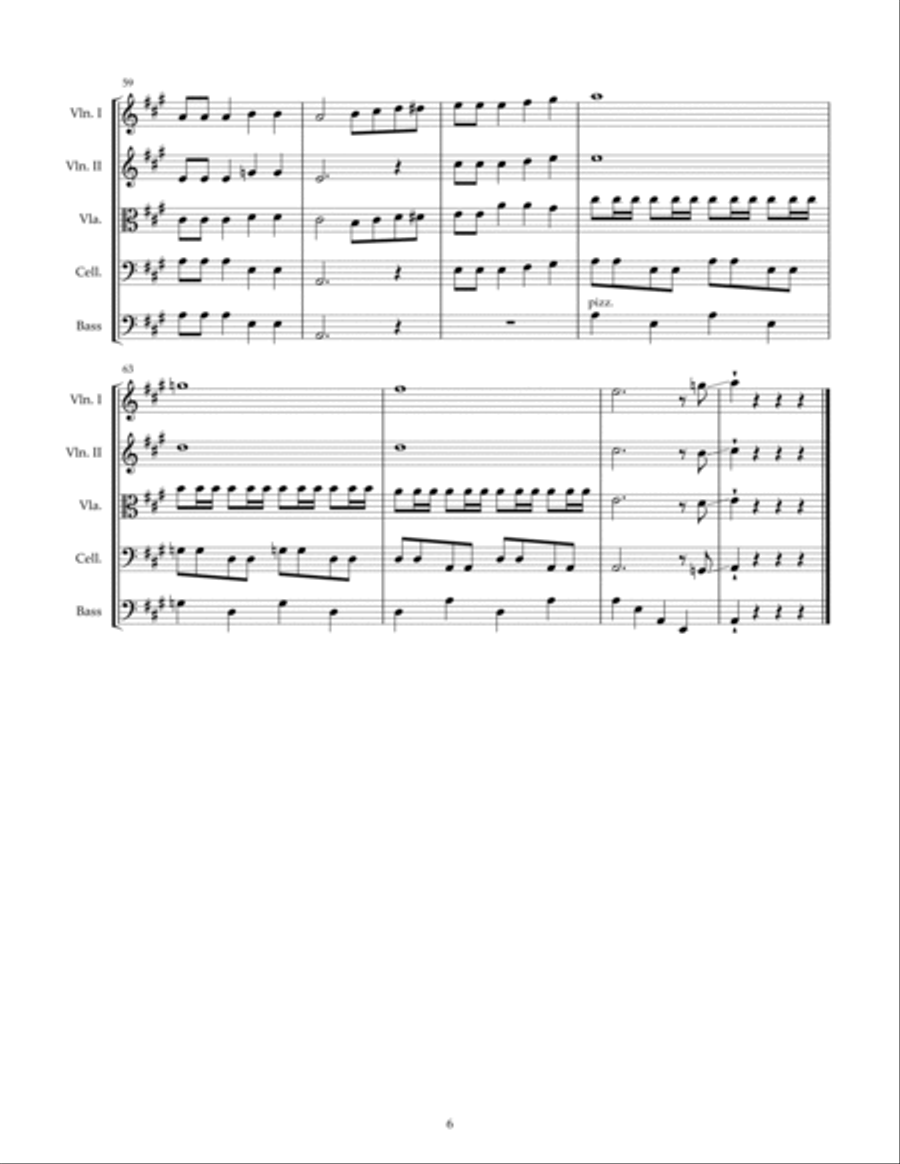 Rocky Top String Quintet scores gallery preview page 6