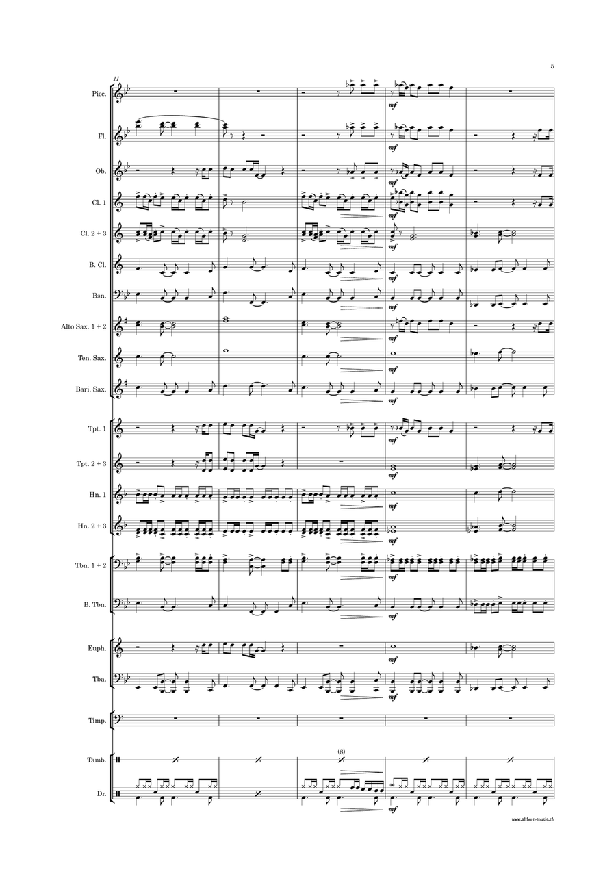 You Ain't Seen Nothin' Yet Concert Band scores gallery preview page 5