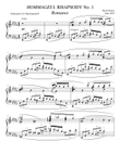 Hommages I. Rhapsody No. 1 - Romance