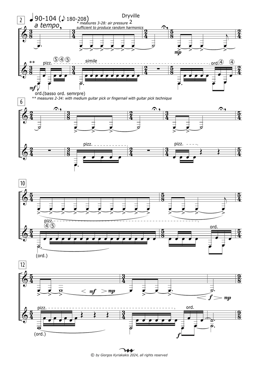 Dryville Dryville Chamber Music scores gallery preview page 4
