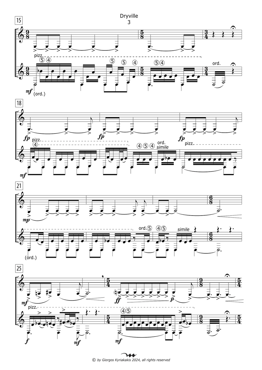 Dryville Dryville Chamber Music scores gallery preview page 5