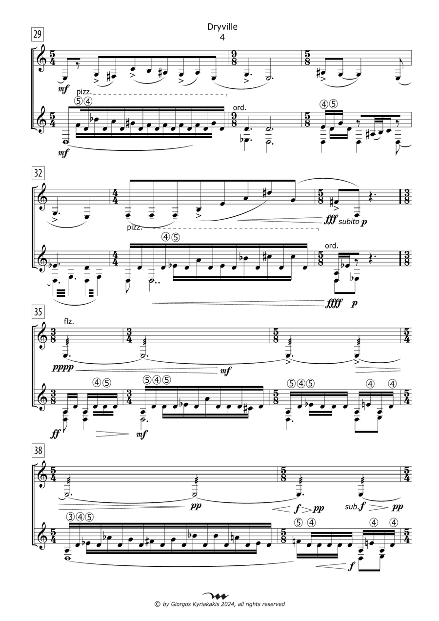Dryville Dryville Chamber Music scores gallery preview page 6
