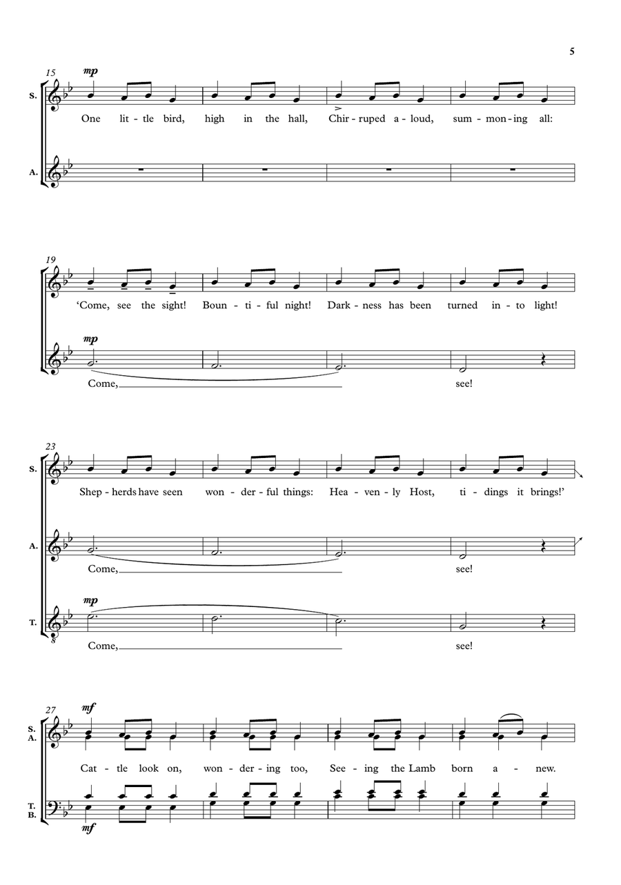 Shchedryk Shchedryk 4-Part scores gallery preview page 4
