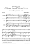Welcome Sorrow and Welcome Joy