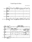 Third Fugue for Brass