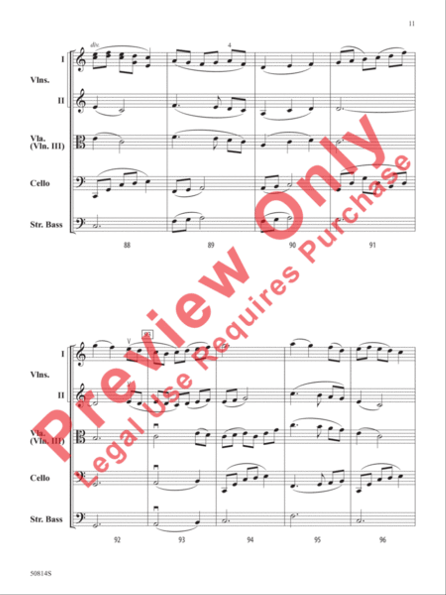 River Valley Waltz River Valley Waltz String Orchestra scores gallery preview page 12
