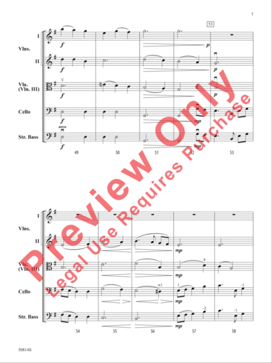 River Valley Waltz River Valley Waltz String Orchestra scores gallery preview page 8