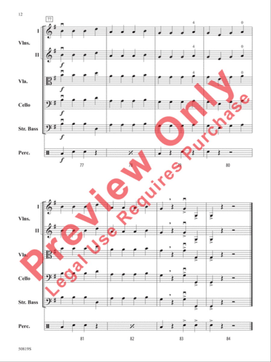 Mohanam Hop Mohanam Hop String Orchestra scores gallery preview page 13