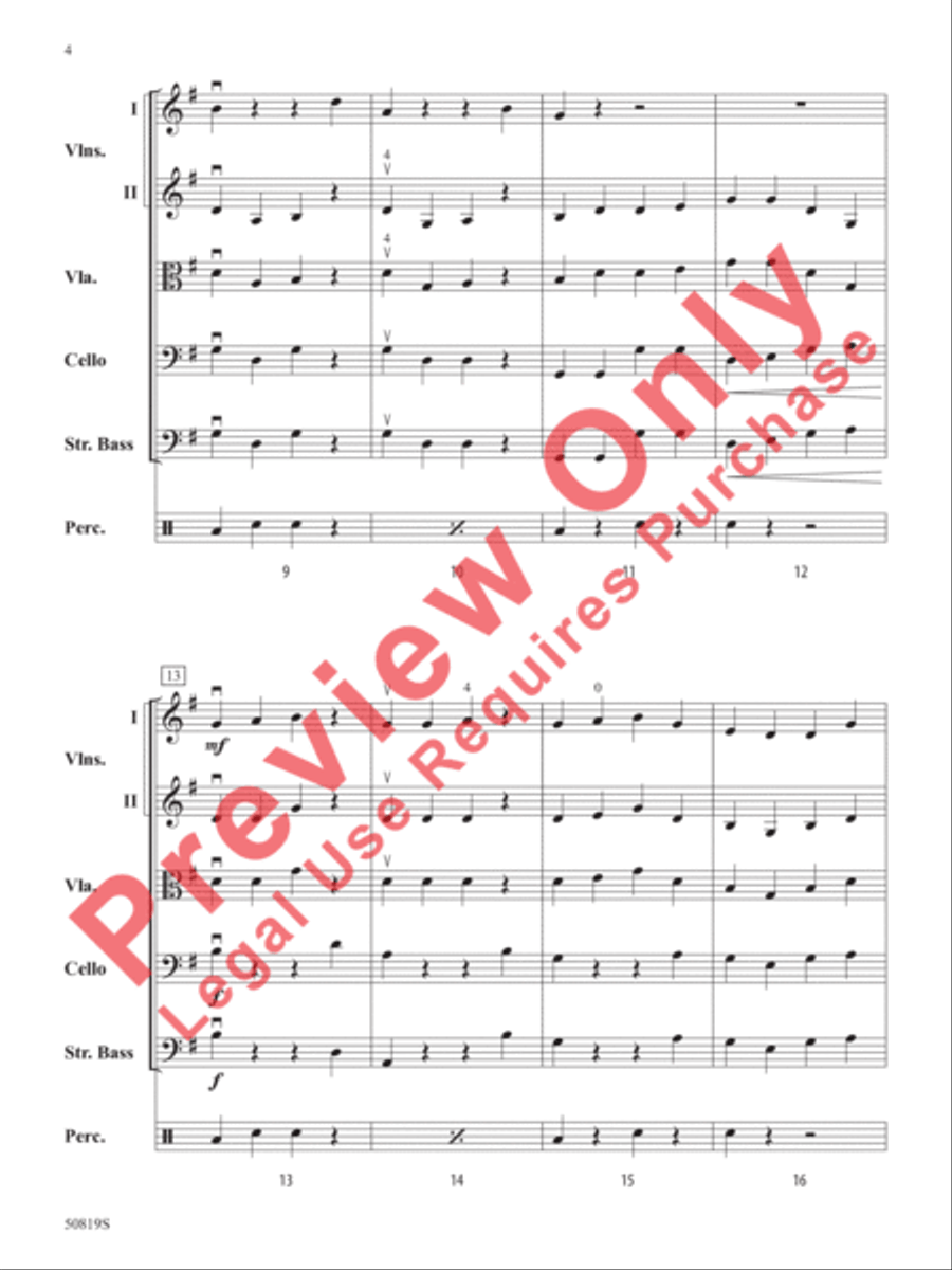 Mohanam Hop Mohanam Hop String Orchestra scores gallery preview page 5
