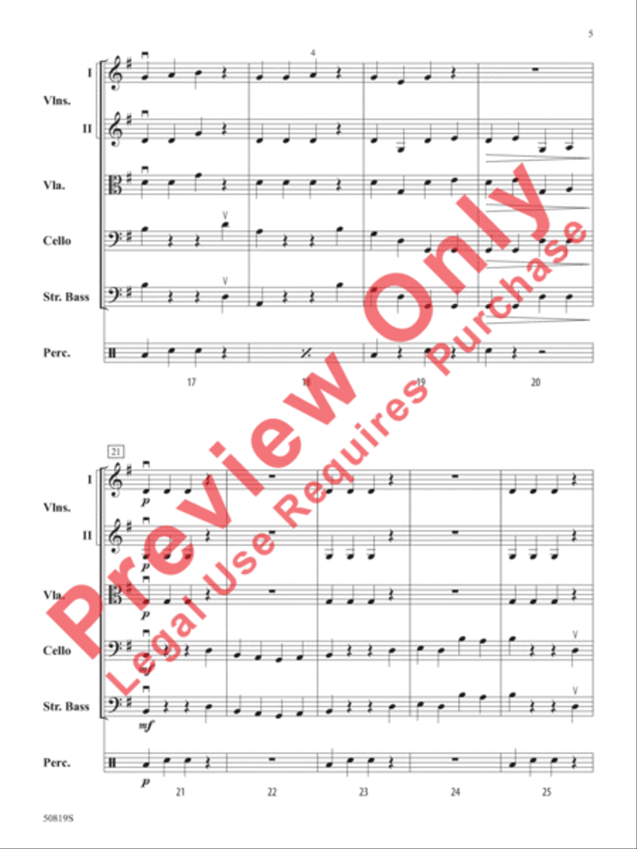Mohanam Hop Mohanam Hop String Orchestra scores gallery preview page 6