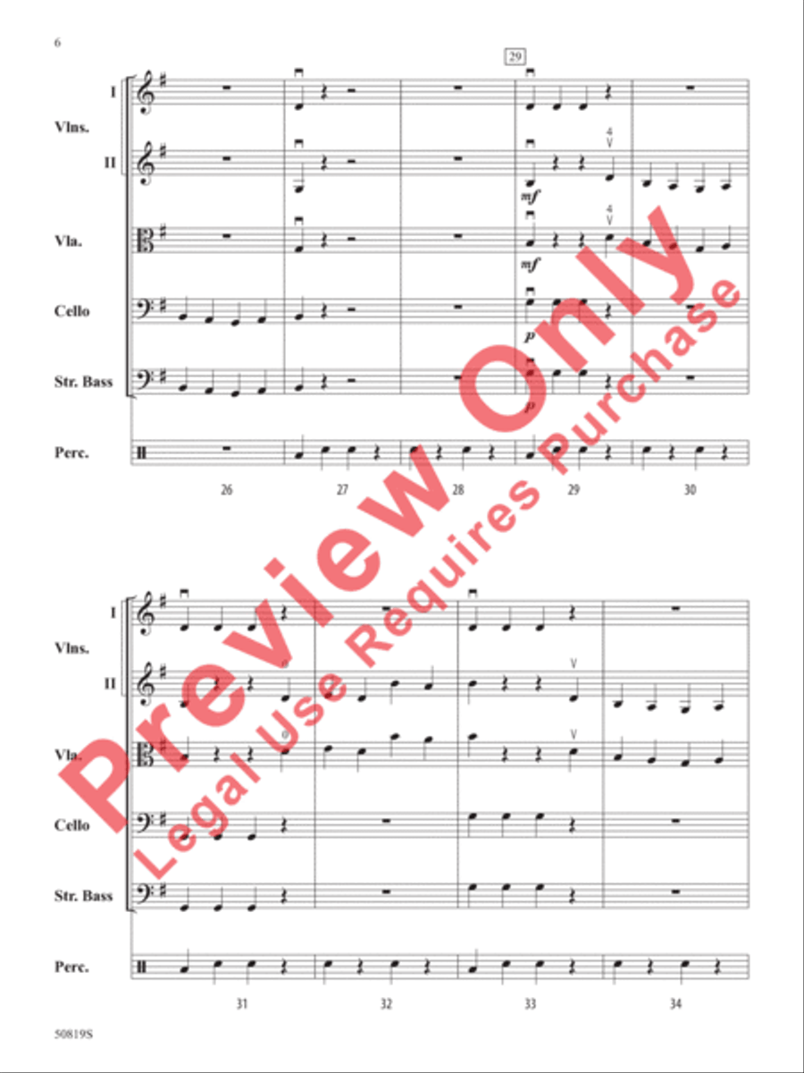 Mohanam Hop Mohanam Hop String Orchestra scores gallery preview page 7