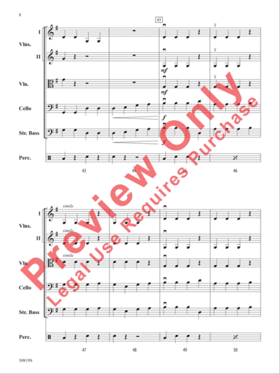 Mohanam Hop Mohanam Hop String Orchestra scores gallery preview page 9