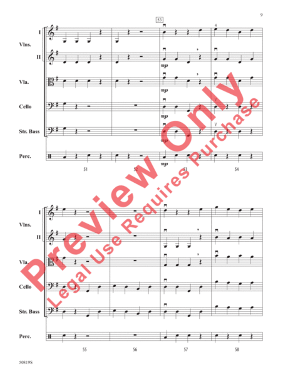 Mohanam Hop Mohanam Hop String Orchestra scores gallery preview page 10