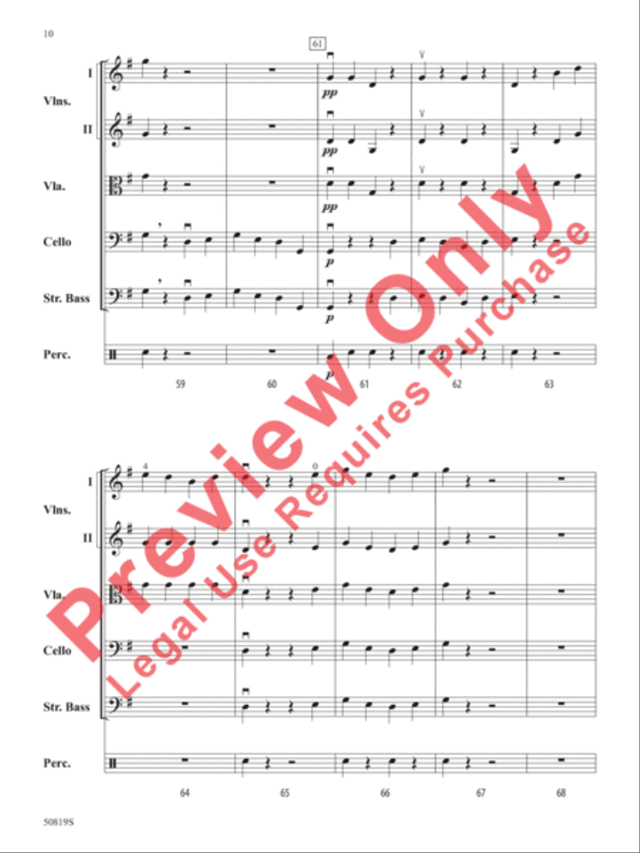 Mohanam Hop Mohanam Hop String Orchestra scores gallery preview page 11