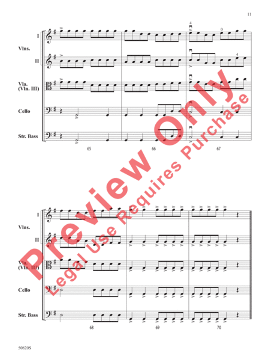 Chasing Dreams Chasing Dreams String Orchestra scores gallery preview page 12