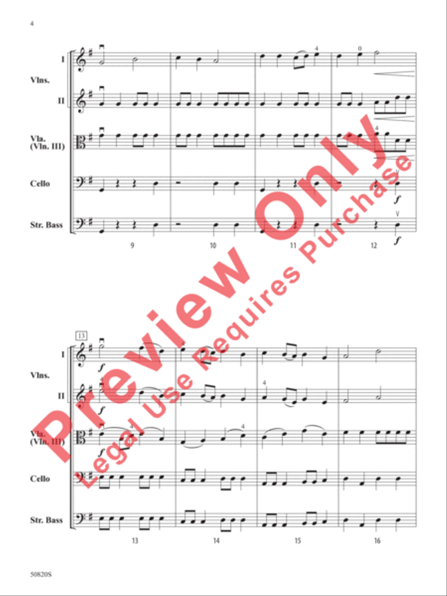 Chasing Dreams Chasing Dreams String Orchestra scores gallery preview page 5