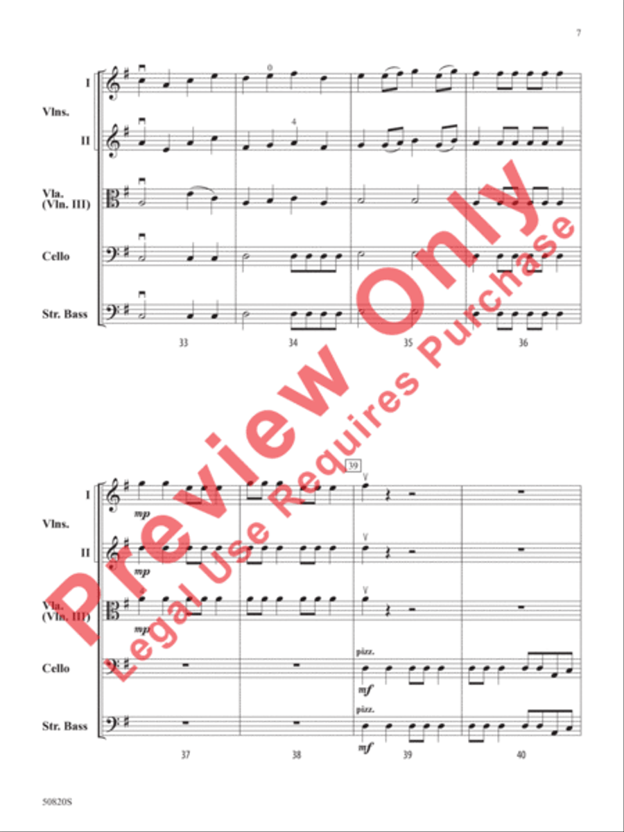 Chasing Dreams Chasing Dreams String Orchestra scores gallery preview page 8