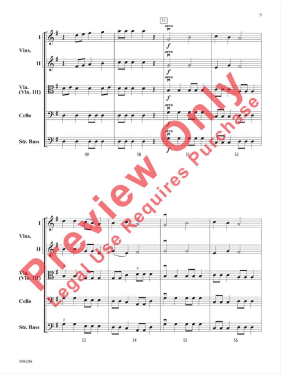 Chasing Dreams Chasing Dreams String Orchestra scores gallery preview page 10