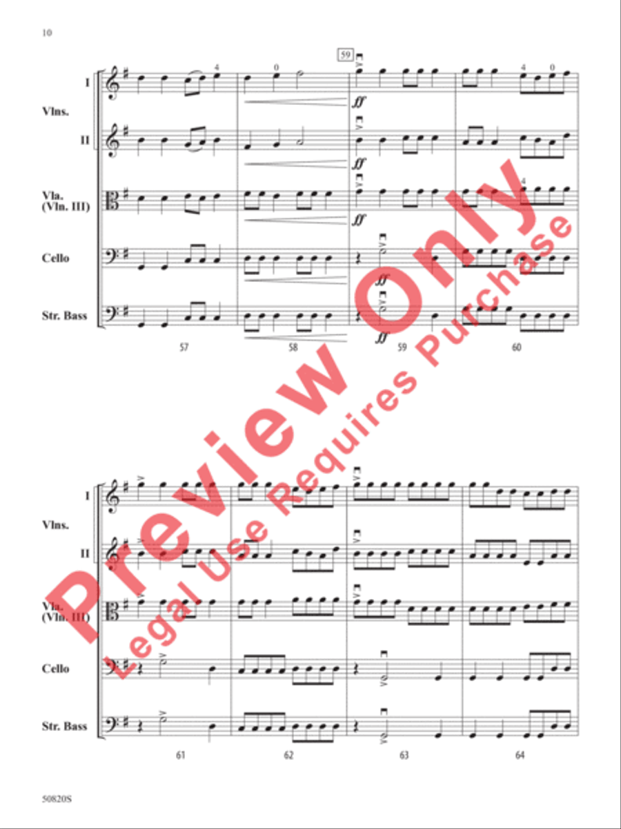 Chasing Dreams Chasing Dreams String Orchestra scores gallery preview page 11