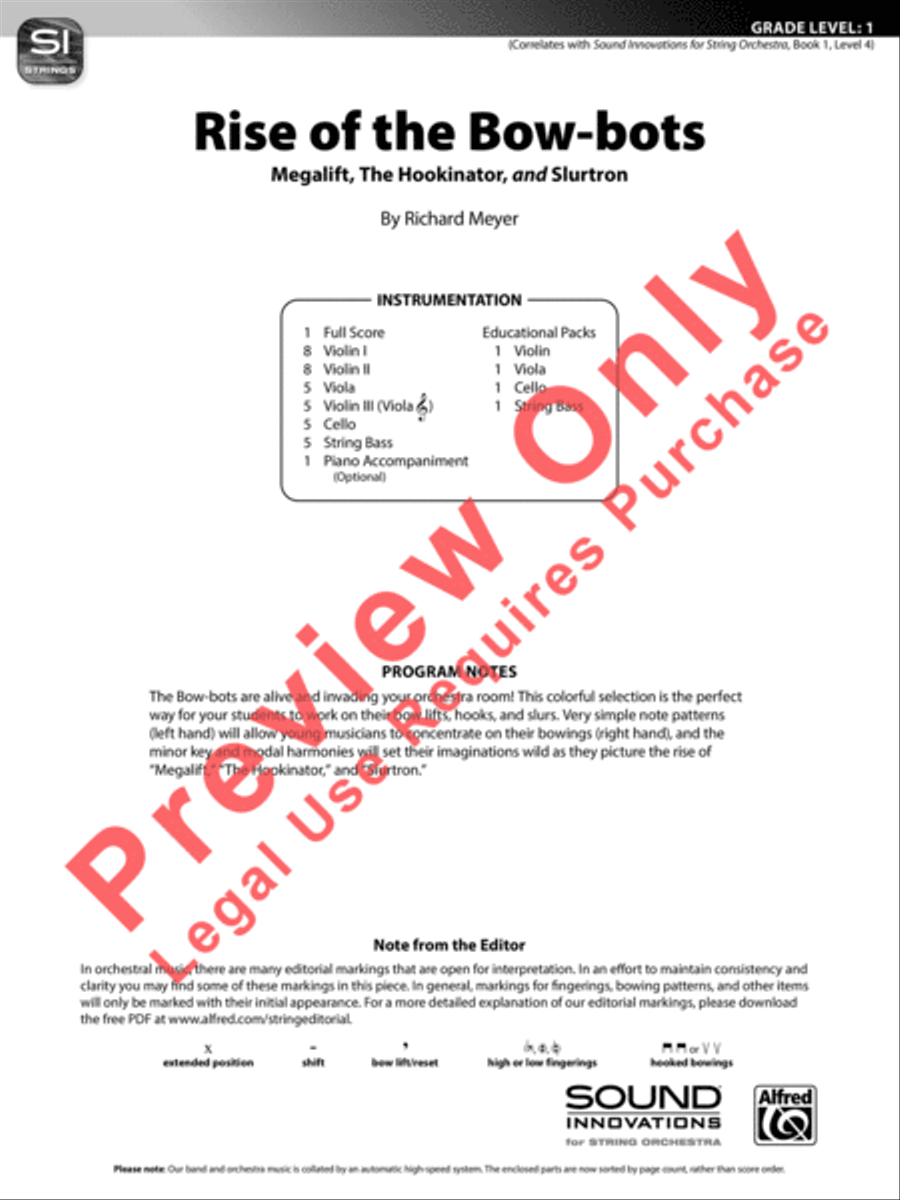 Rise of the Bow-bots Rise of the Bow-bots String Orchestra scores gallery preview page 2