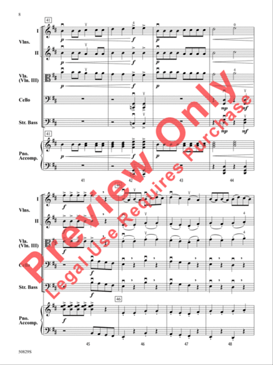 Rise of the Bow-bots Rise of the Bow-bots String Orchestra scores gallery preview page 9