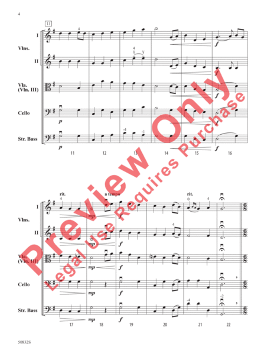 Emerald Spring Emerald Spring String Orchestra scores gallery preview page 5