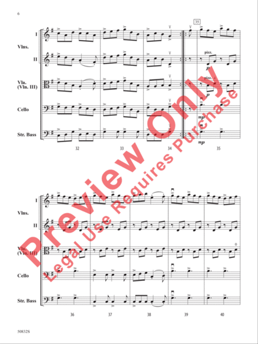 Emerald Spring Emerald Spring String Orchestra scores gallery preview page 7