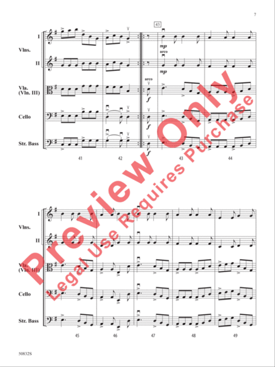 Emerald Spring Emerald Spring String Orchestra scores gallery preview page 8